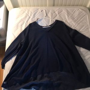 Fleece lined “Just Add Leggings” sweater